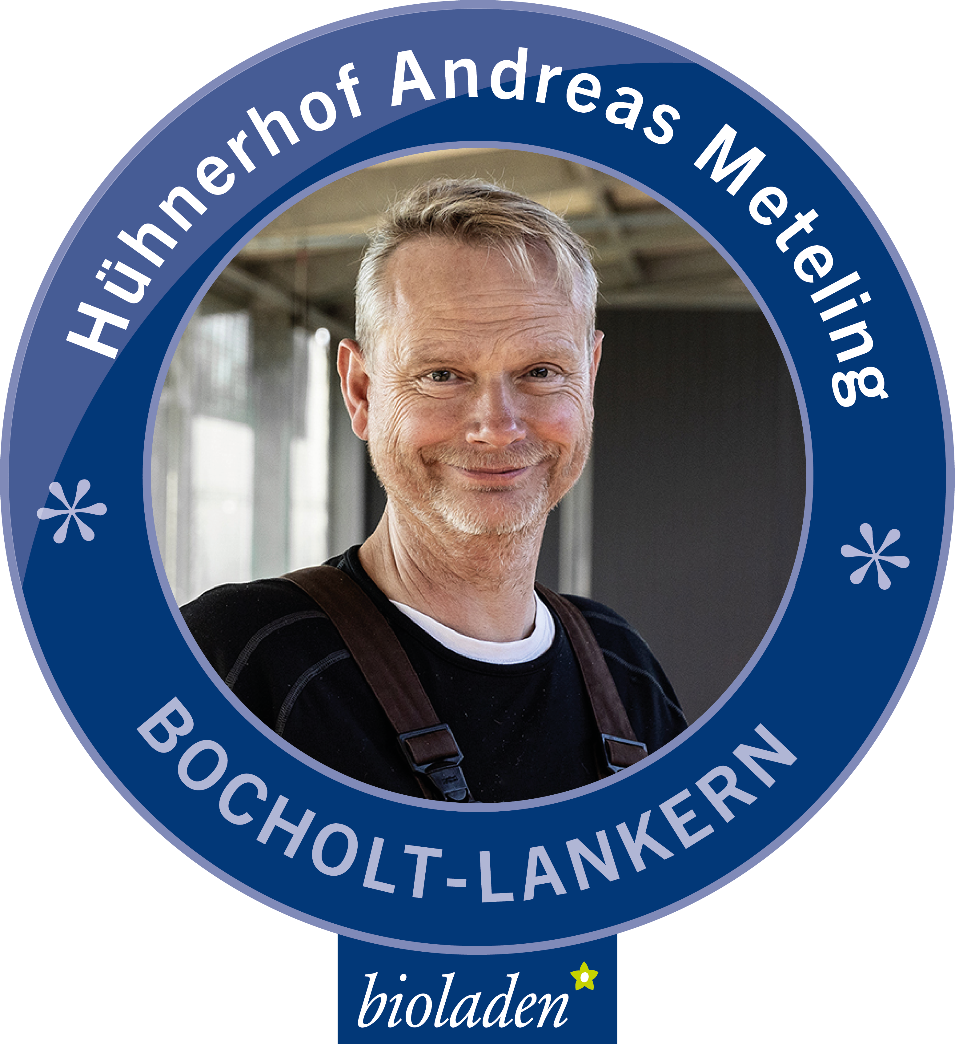 Hühnerhof Meteling Button